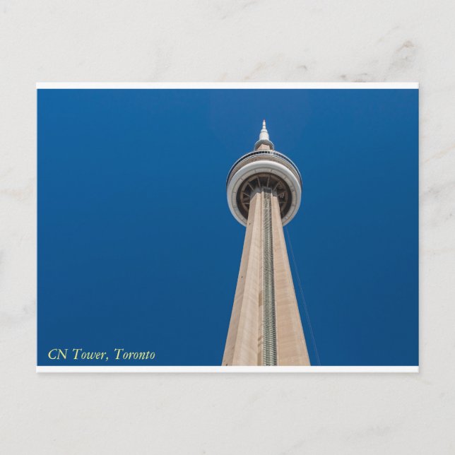 Cartão postal da CN Tower, Toronto, Ontário, Canad (Frente)