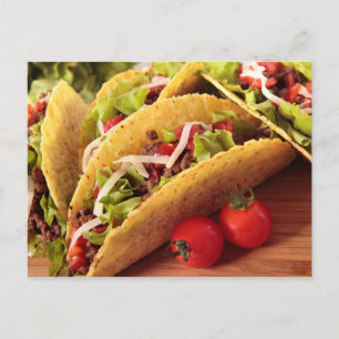 Cartão postal da Comida mexicana