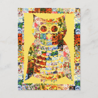 Cartão postal da Coruja da Primavera