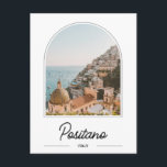 Cartão postal da Costa do Amalfi Positano Itália<br><div class="desc">Este cartão-postal impressionante mostra uma foto de Positano Itália na Costa Amalfi. Perfeito por decorar sua casa,  enviar saudações para amigos,  usando como notas de agradecimento,  e muito mais.</div>