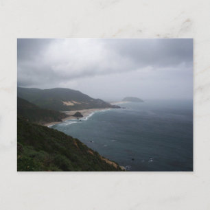 Cartão postal da Costa do Pacífico da Estrada 1
