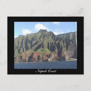 Cartão postal da Costa Napali