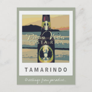 Cartão postal da Costa Rica em praia do Samarindo