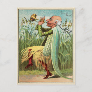 Cartão Postal da Dança do Milho Vitoriana