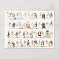 Cartão postal da Dança Mortal