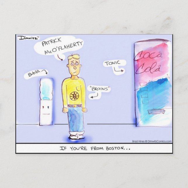 Cartão postal da Dimwitz História em quadrinhos "I (Frente)