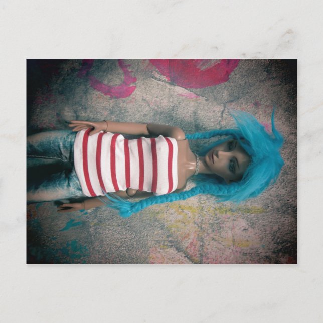 Cartão postal da Doll Bobobie Weylin, juntada à Bo (Frente)