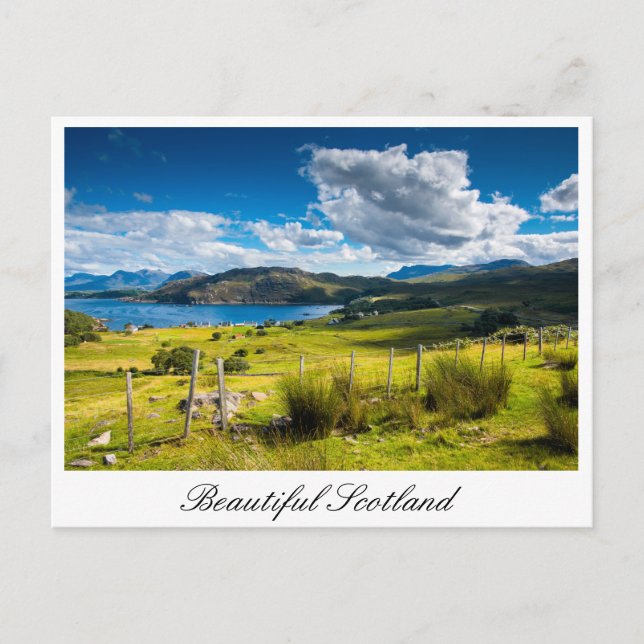 Cartão postal da Escócia (Frente)