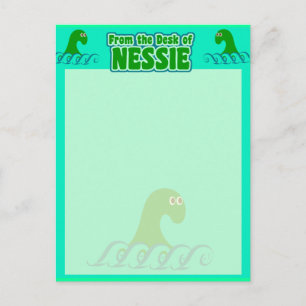 Cartão Postal Da escrivaninha de Nessie!
