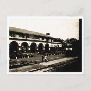 Cartão postal da estação de trem - Temple, TX