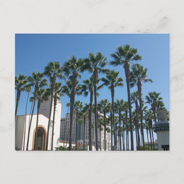 Cartão postal da ESTAÇÃO LA UNIÃO (Frente)