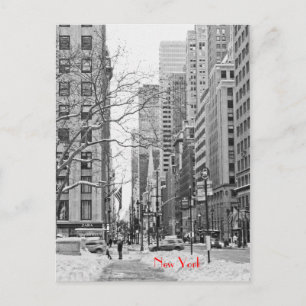 Cartão postal da estação NY Penn de inverno