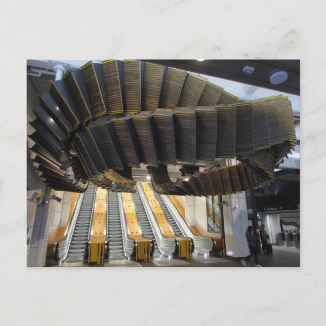 Cartão postal da estação Wynyard (Frente)