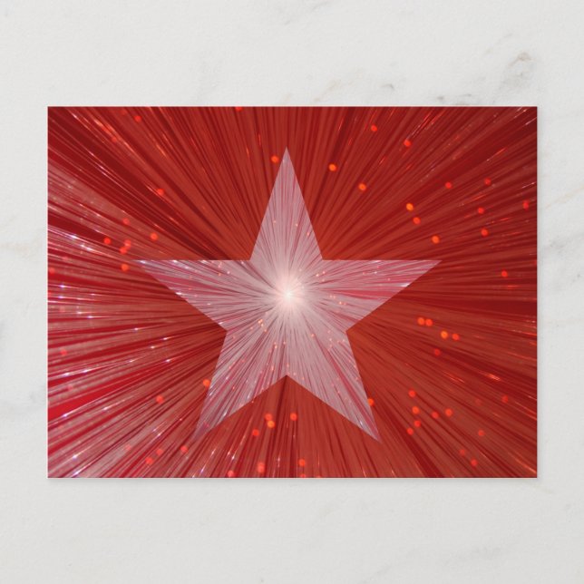 Cartão postal da Estrela Vermelha (Frente)