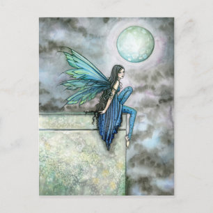 Cartão Postal da Fada Azul por Molly Harrison