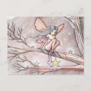 Cartão Postal da Fada da Árvore de Estrelas por Mo