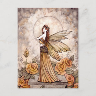 Cartão Postal da Fada Sienna Rose