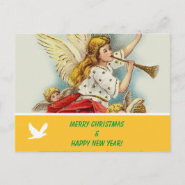 Cartão postal da família Feliz Natal