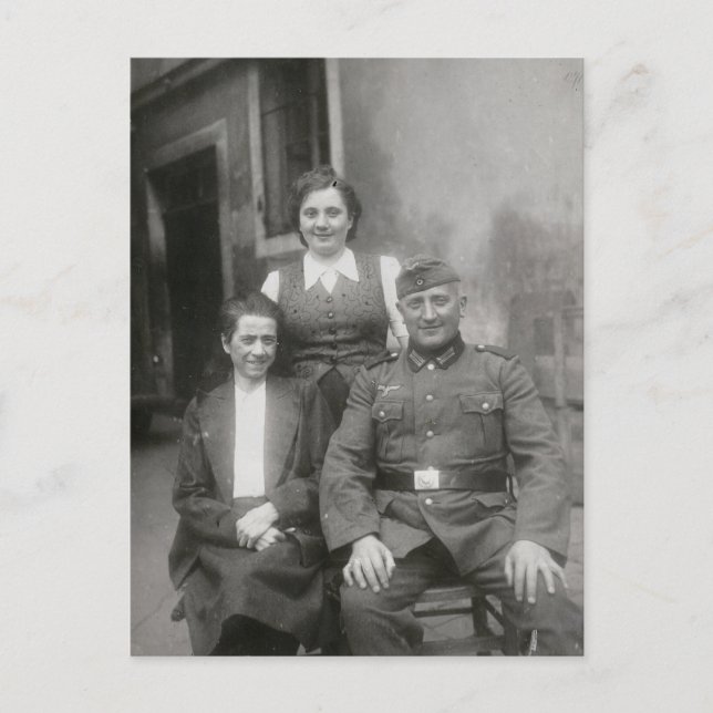 Cartão postal da família Vintage (Frente)