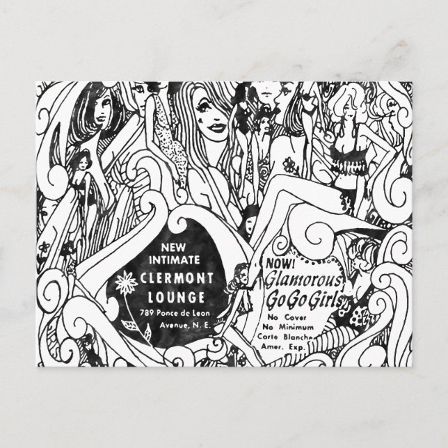 Cartão postal da famosa Clairmont Lounge (Frente)
