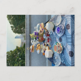 cartão postal da festa de chá