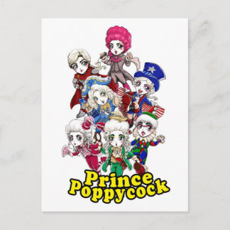 Cartão Postal da Festa Poppycock