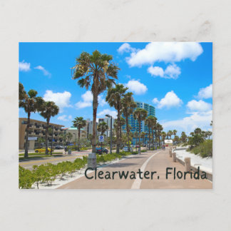 cartão postal da florida em água livre