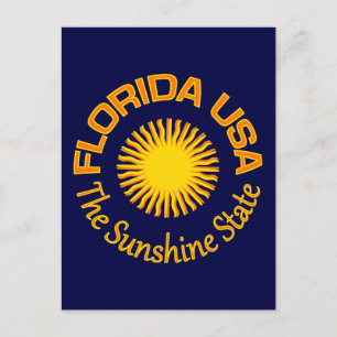 Cartão postal da Flórida EUA - personalizar