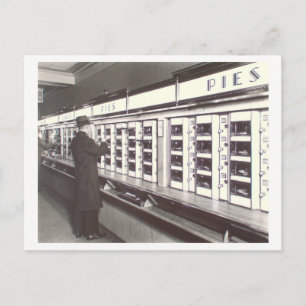 Cartão postal da foto do Automat de NYC por Bereni