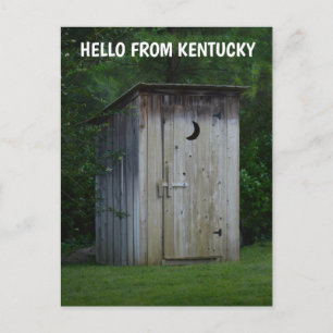 Cartão postal da FOTOGRAFIA KENTUCKY OUTHOUTHOUSE