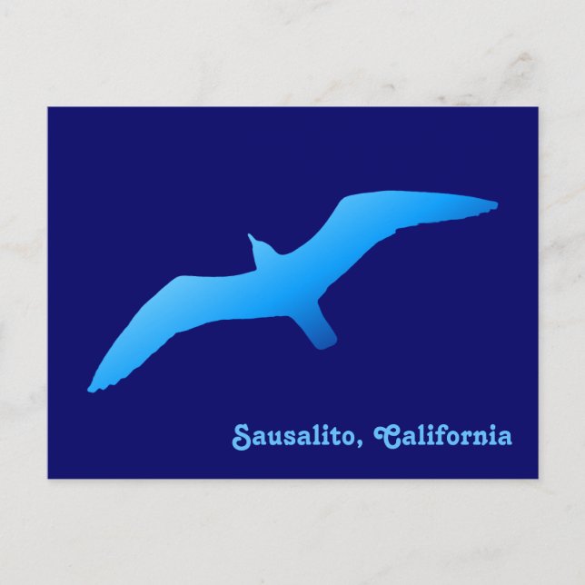 Cartão Postal da Gaivota Voadora (Frente)