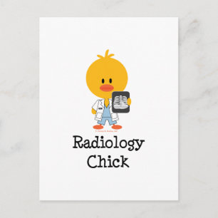 Cartão Postal da Garota de Radiologia