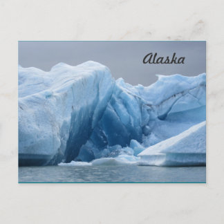 Cartão postal da geleira Alaskan