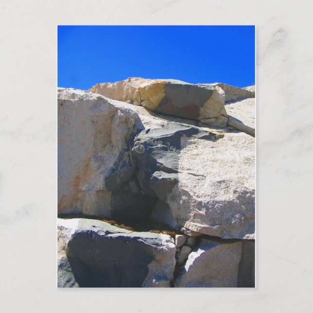 Cartão postal da Geologia do Dike Rock Basalt (Frente)