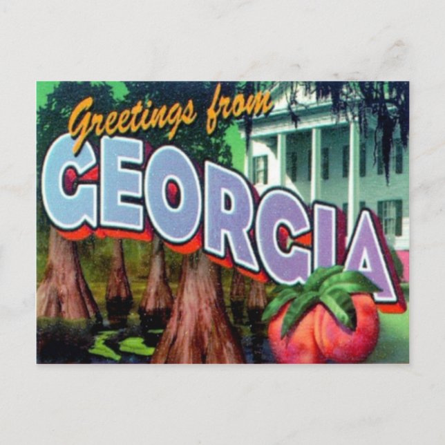 Cartão Postal da Geórgia (Frente)