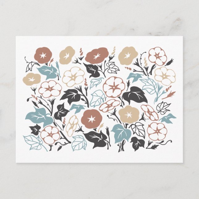 Cartão postal da Glória da Manhã de Verão (Frente)