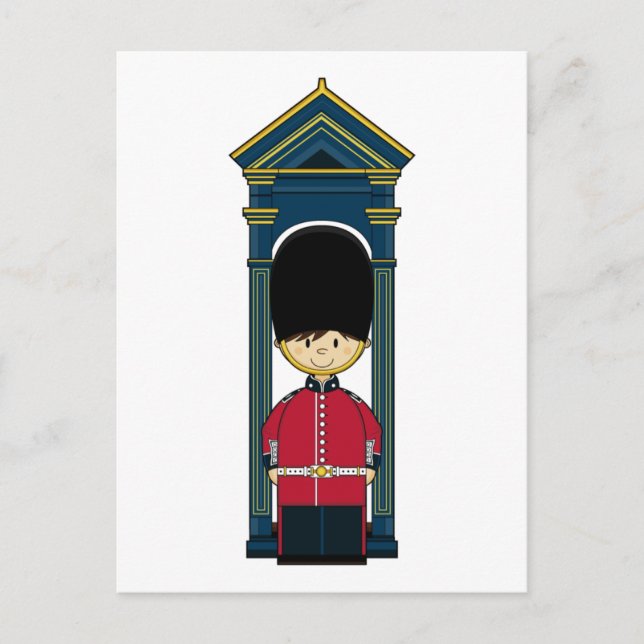 Cartão Postal da Guarda Real Britânica (Frente)