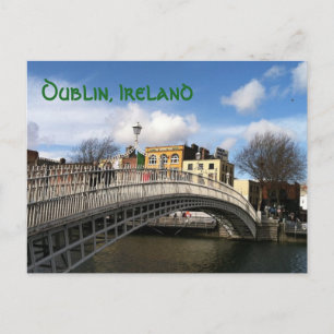 Cartão postal da Ha'penny Bridge