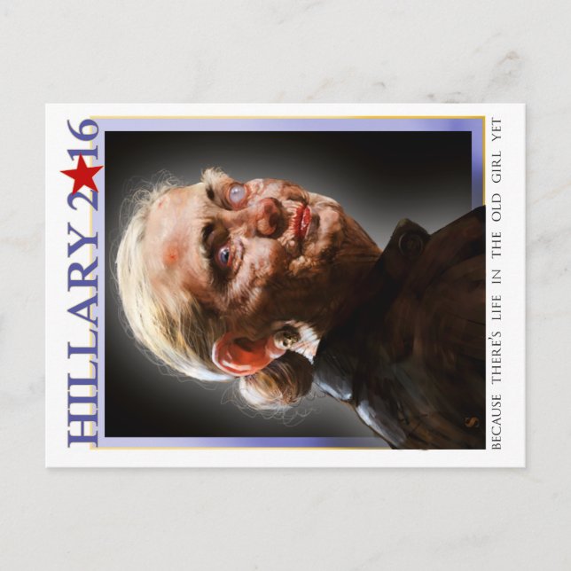 Cartão postal da Hillary 2016 (Frente)