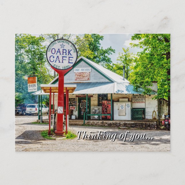 Cartão postal da Historic Oark General Store Pensa (Frente)