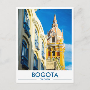 Cartão Postal da Igreja de Bogotá Colômbia