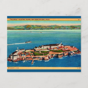 Cartão Postal da Ilha de Alcatraz