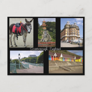 Cartão postal da Inglaterra Scarborough