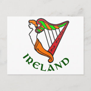 Cartão postal da Irish Harp