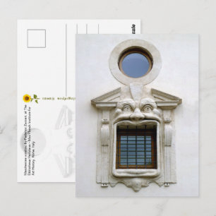 Cartão postal da janela da Bibliotheca Hertziana.