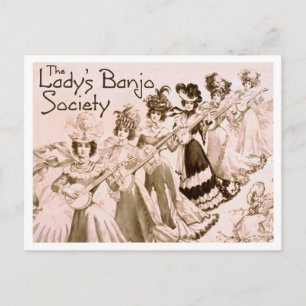 Cartão postal da Lady Banjo Society