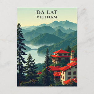 Cartão Postal Da Lat Vietnã Viagem Cênica
