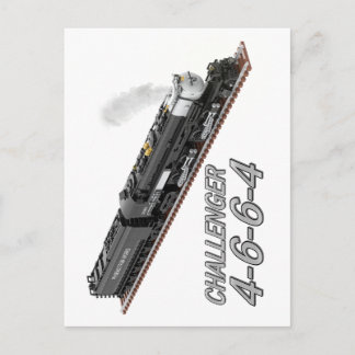 Cartão Postal da Locomotiva Challenger 4-6-6-4