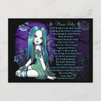 Cartão postal da Luna Moon Lilly Myka Jelina Fairy