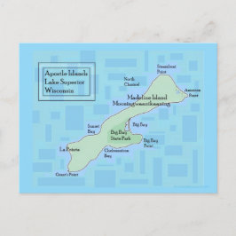 Cartão postal da Madeline Island, 2025